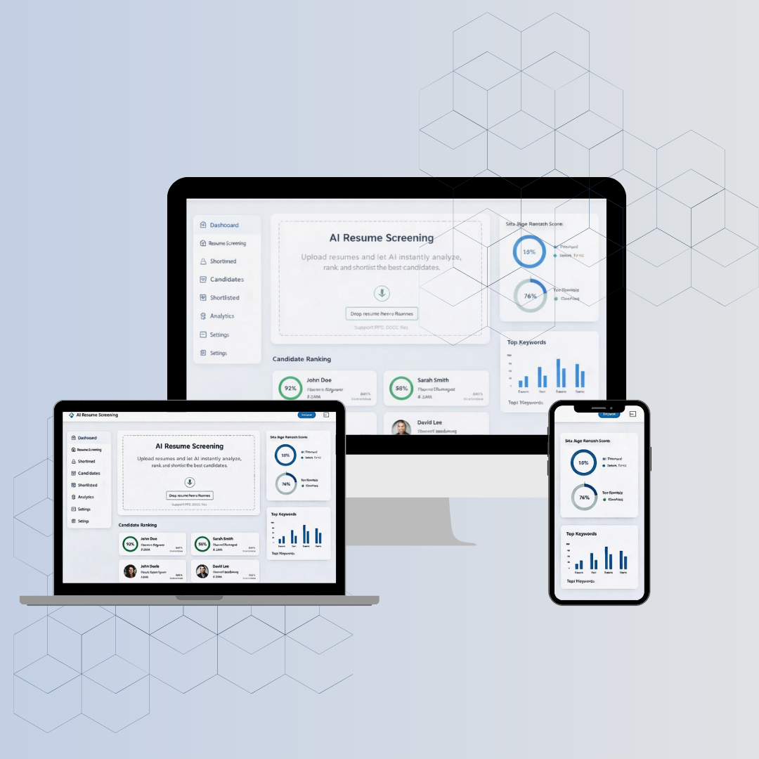 AI Resume Screening for Recruiters - automates resume parsing and candidate matching